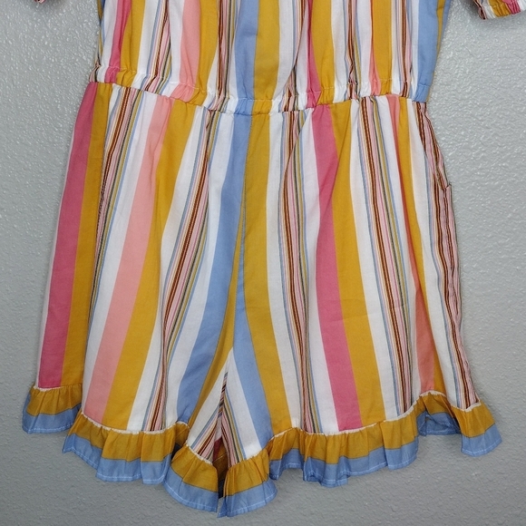 NWT Janie And Jack Striped Beachy Elastic Waist Romper Size XXL - Picture 6 of 14